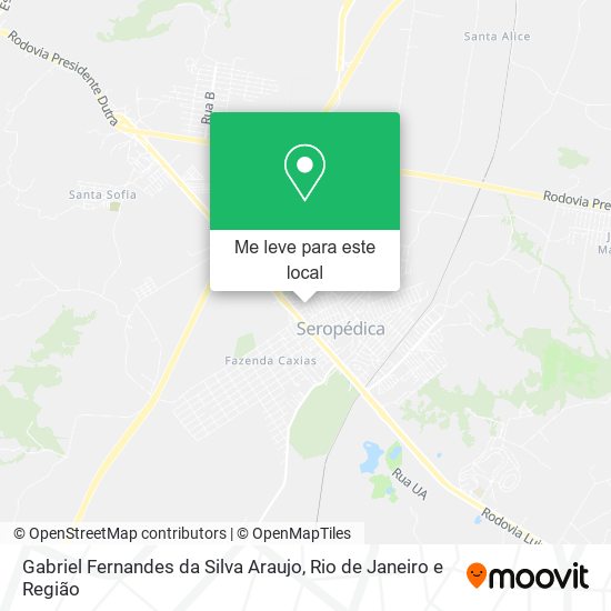 Gabriel Fernandes da Silva Araujo mapa