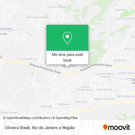 Oliveira Steak mapa