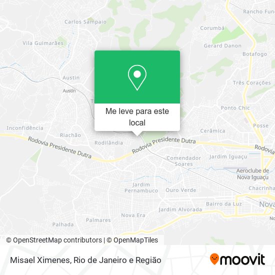 Misael Ximenes mapa