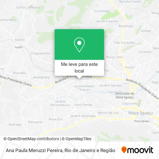 Ana Paula Meruzzi Pereira mapa