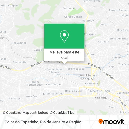 Point do Espetinho mapa