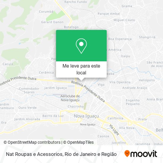 Nat Roupas e Acessorios mapa