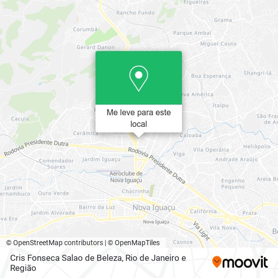 Cris Fonseca Salao de Beleza mapa