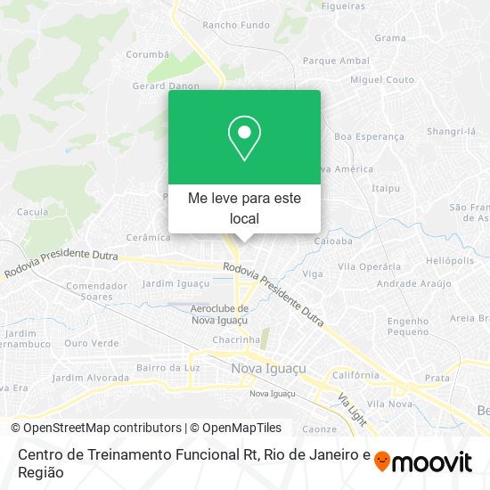 Centro de Treinamento Funcional Rt mapa