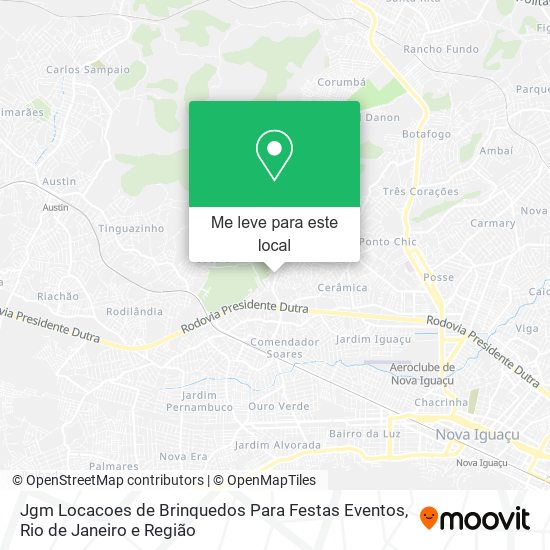 Jgm Locacoes de Brinquedos Para Festas Eventos mapa