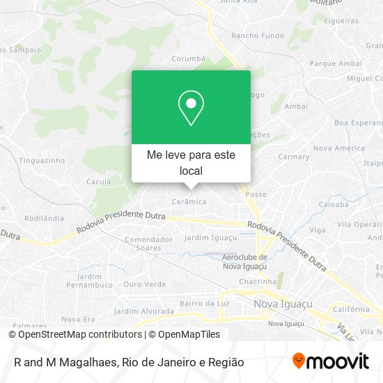 R and M Magalhaes mapa
