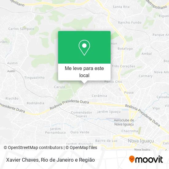 Xavier Chaves mapa