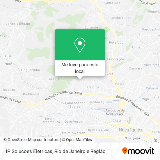 IP Solucoes Eletricas mapa