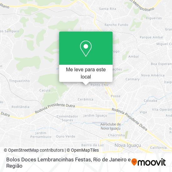 Bolos Doces Lembrancinhas Festas mapa