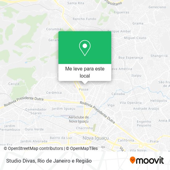 Studio Divas mapa