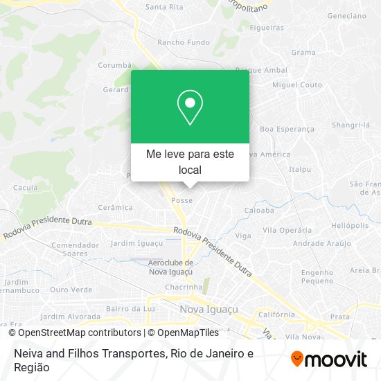 Neiva and Filhos Transportes mapa