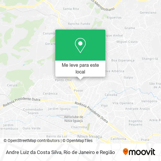 Andre Luiz da Costa Silva mapa