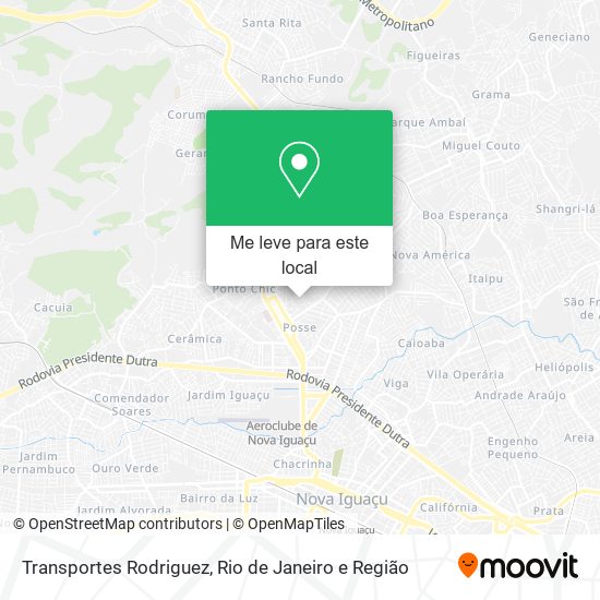 Transportes Rodriguez mapa