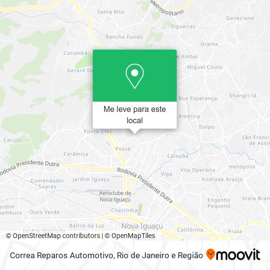 Correa Reparos Automotivo mapa