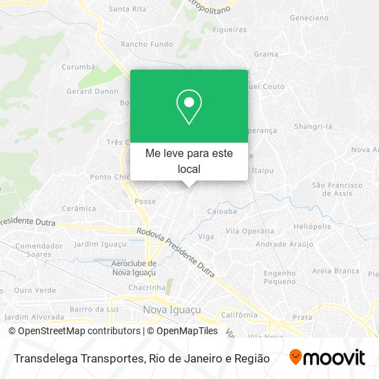 Transdelega Transportes mapa