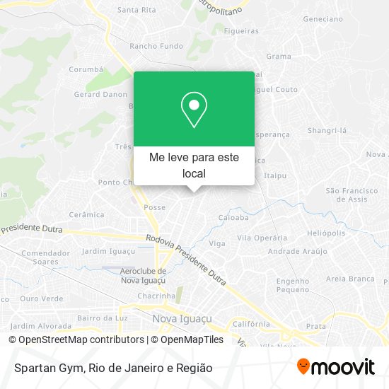 Spartan Gym mapa