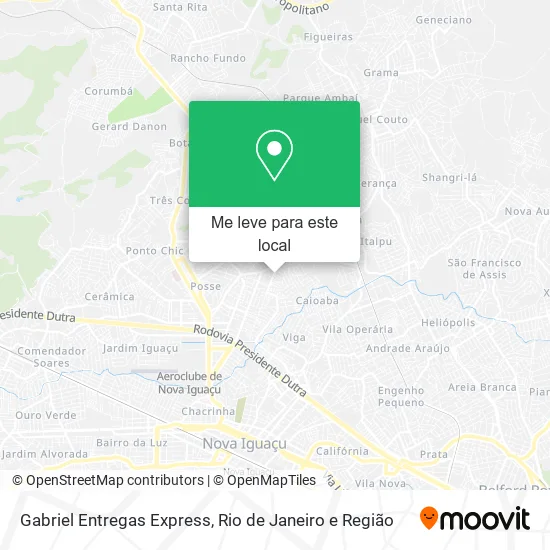 Gabriel Entregas Express mapa
