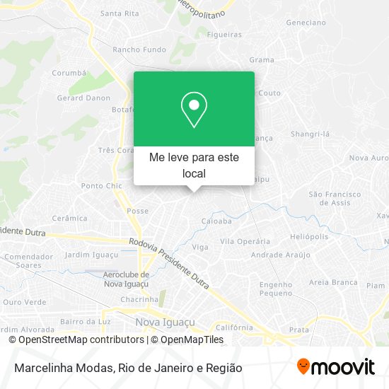 Marcelinha Modas mapa