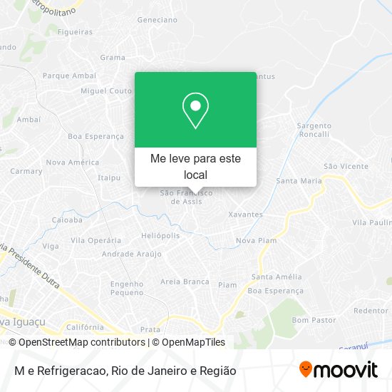 M e Refrigeracao mapa