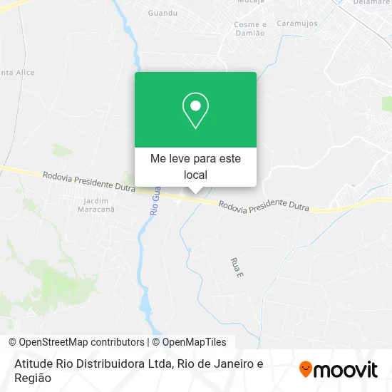 Atitude Rio Distribuidora Ltda mapa
