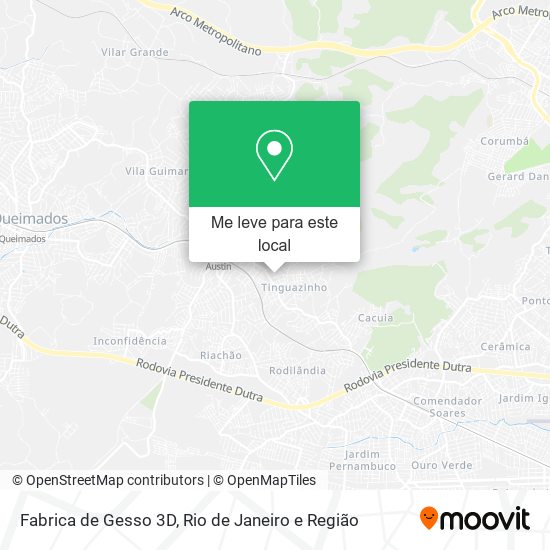 Fabrica de Gesso 3D mapa