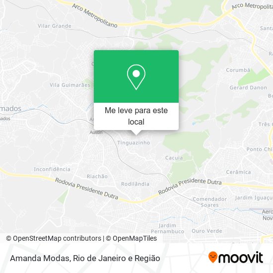 Amanda Modas mapa