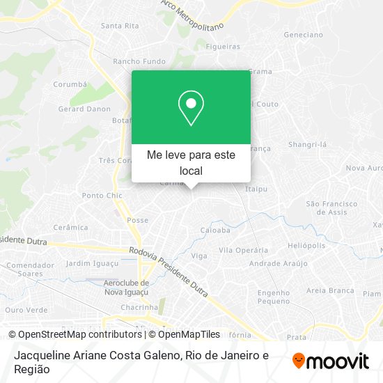 Jacqueline Ariane Costa Galeno mapa