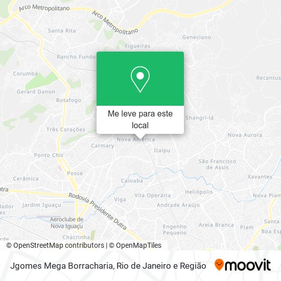 Jgomes Mega Borracharia mapa