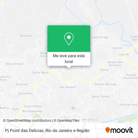 Pj Point das Delicias mapa