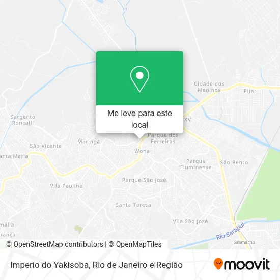 Imperio do Yakisoba mapa