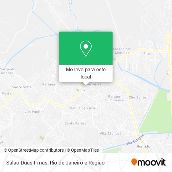 Salao Duas Irmas mapa