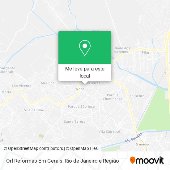 Orl Reformas Em Gerais mapa