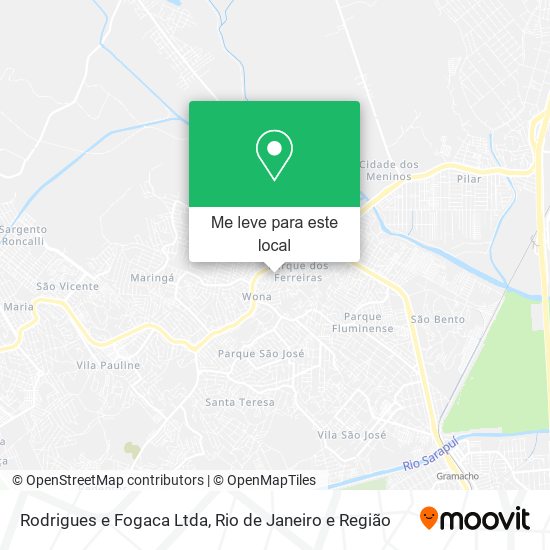 Rodrigues e Fogaca Ltda mapa