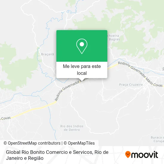Global Rio Bonito Comercio e Servicos mapa