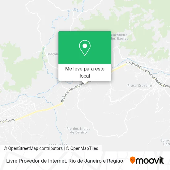 Livre Provedor de Internet mapa