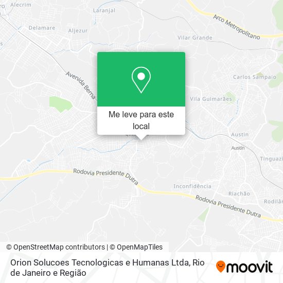 Orion Solucoes Tecnologicas e Humanas Ltda mapa