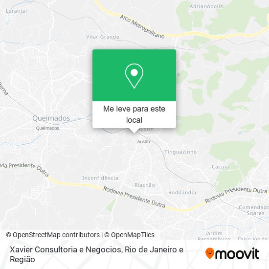 Xavier Consultoria e Negocios mapa