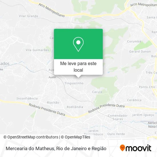 Mercearia do Matheus mapa
