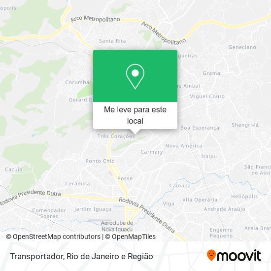 Transportador mapa