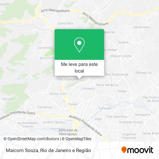 Maicom Souza mapa