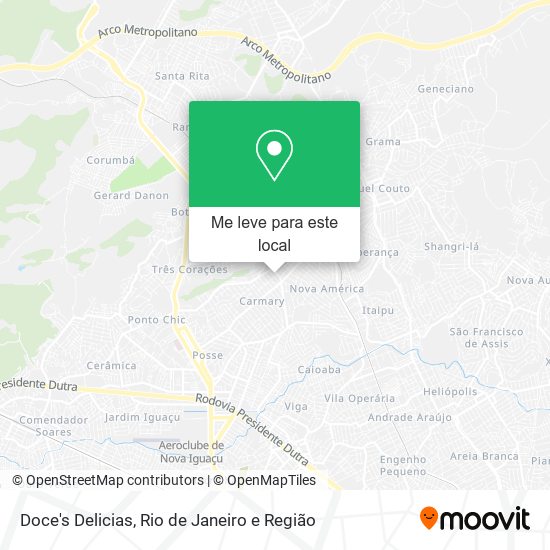 Doce's Delicias mapa