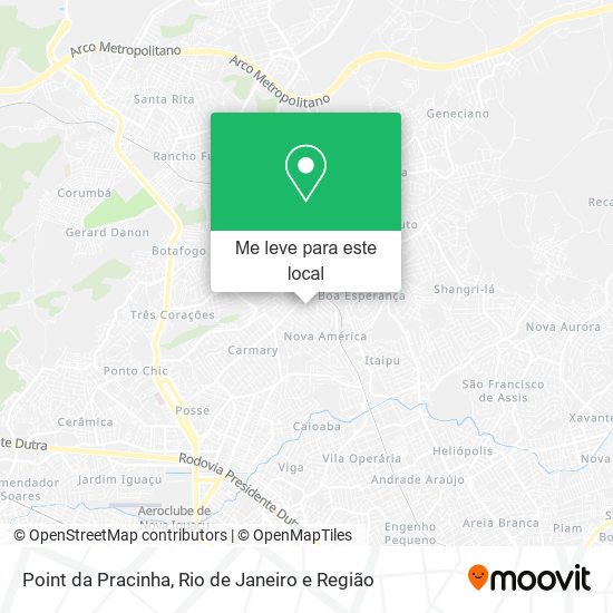 Point da Pracinha mapa