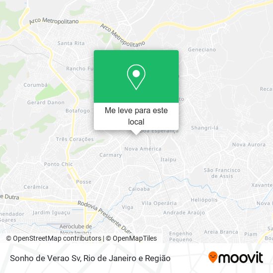 Sonho de Verao Sv mapa