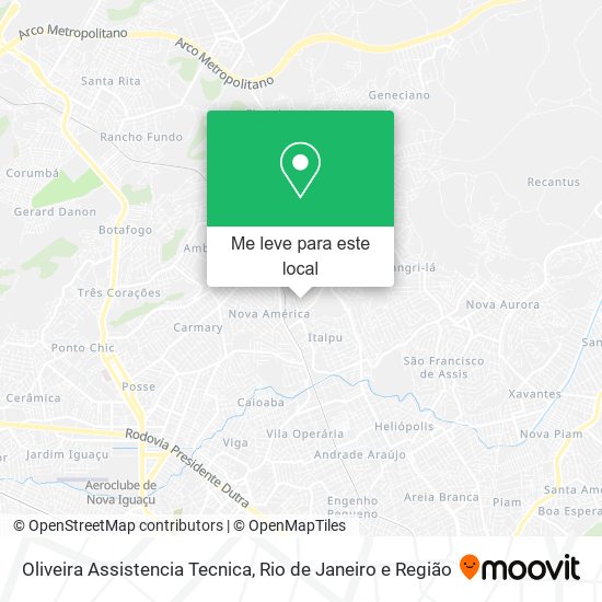 Oliveira Assistencia Tecnica mapa