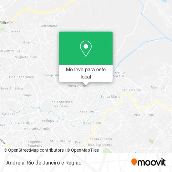 Andreia mapa