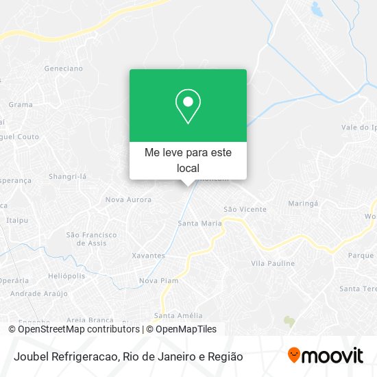 Joubel Refrigeracao mapa