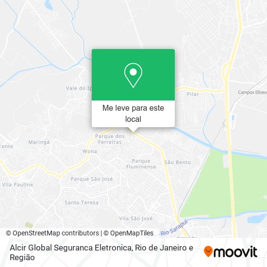 Alcir Global Seguranca Eletronica mapa