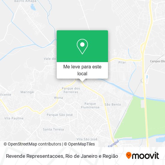 Revende Representacoes mapa