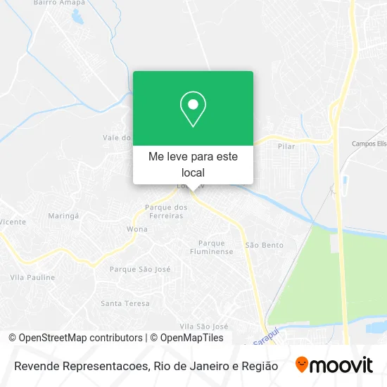 Revende Representacoes mapa