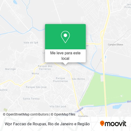 Wpr Faccao de Roupas mapa